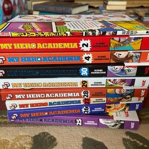 My Hero Academia Manga assorted books
